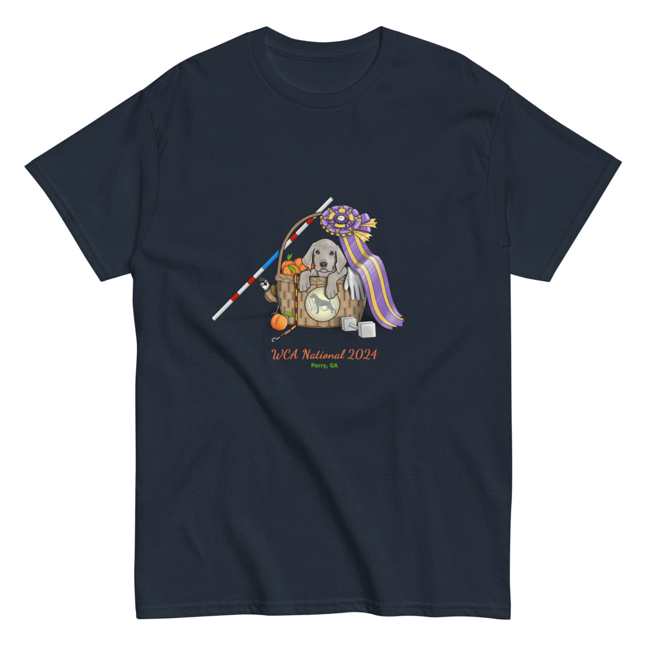 WCA 2024 National Unisex classic tee Chattahoochee Weimaraner Club